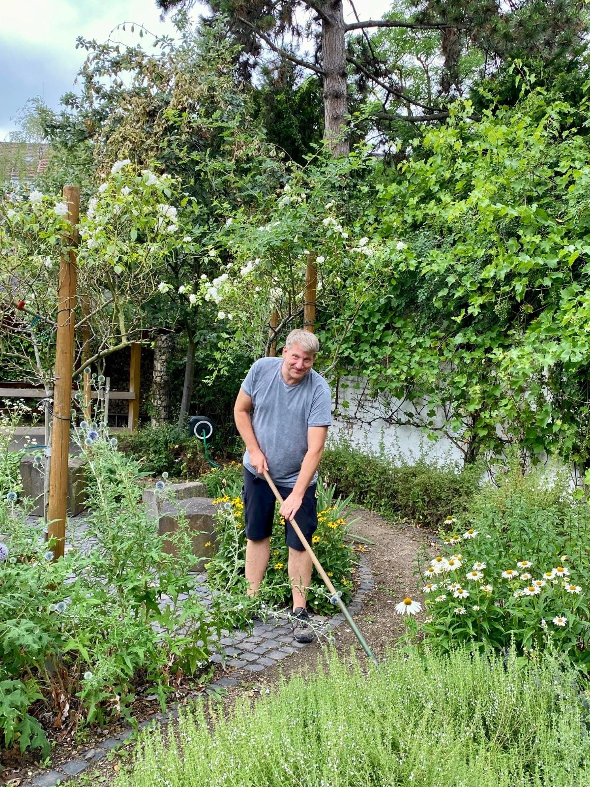 Rüdiger im Garten der Religionen